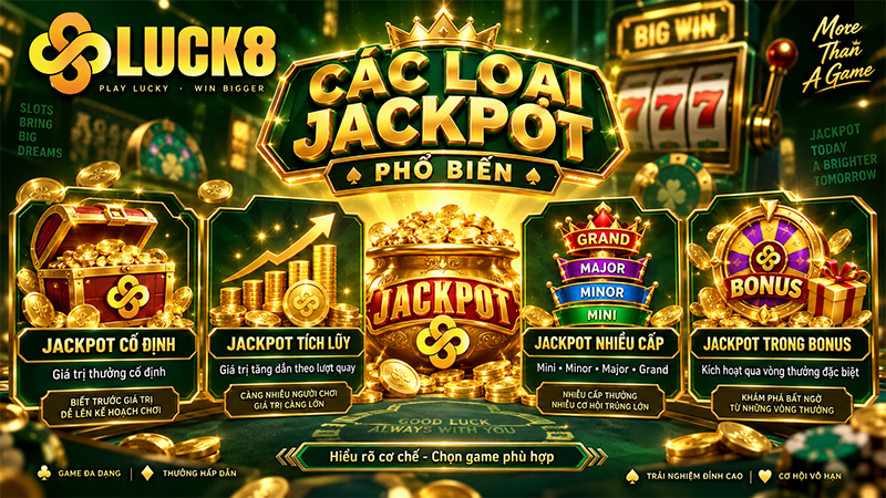 Các loại Jackpot phổ biến